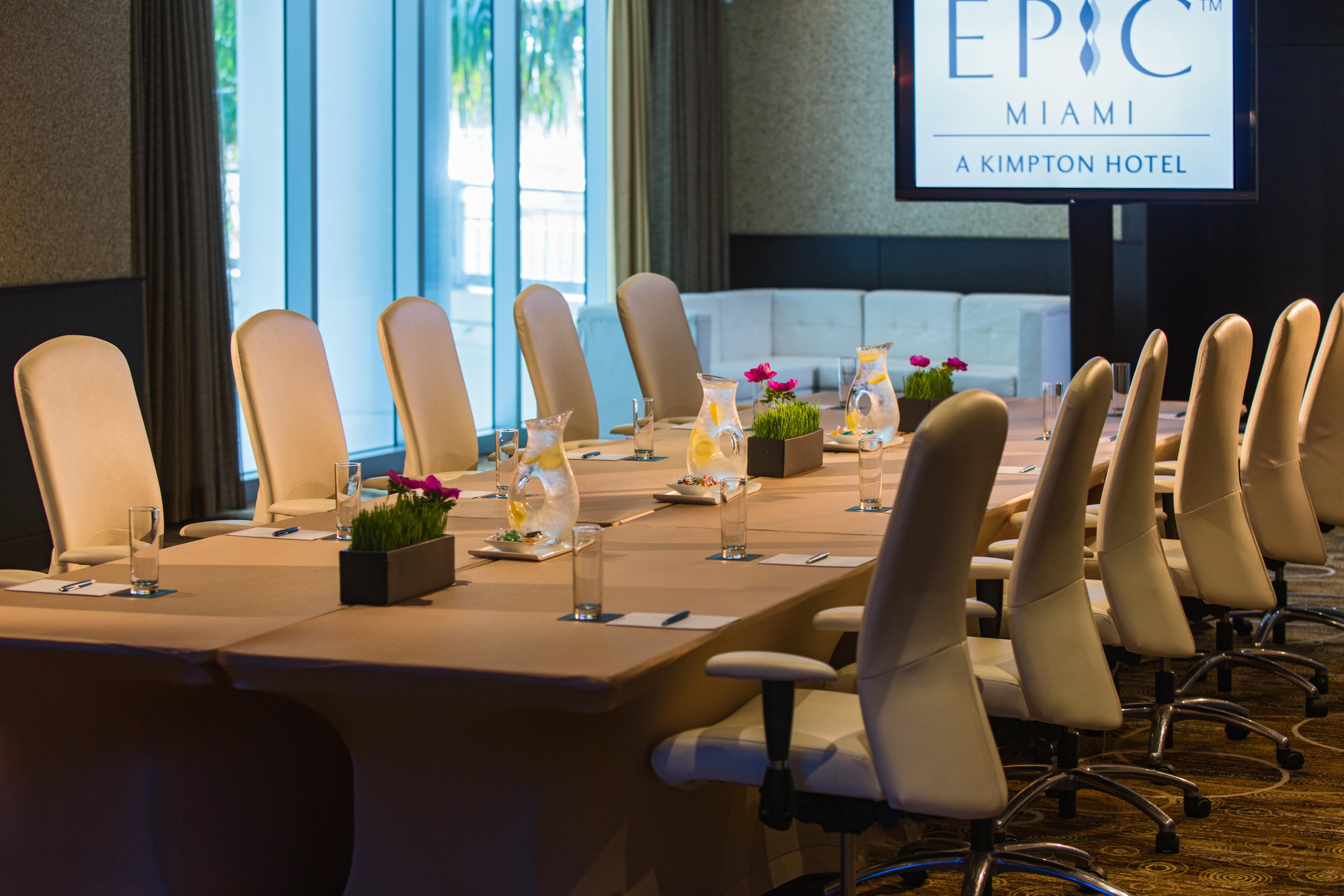 Kimpton Epic Hotel By Ihg Miami Exterior photo Boardroom at EPIC